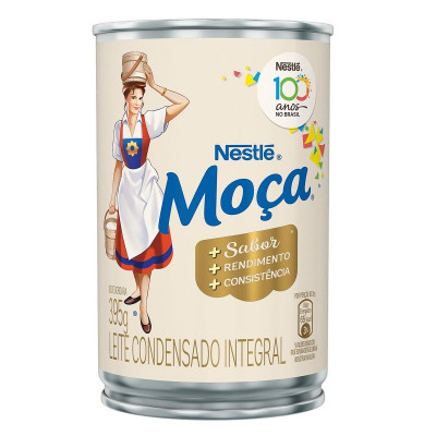 LEITE CONDENSADO MOÇA INTEGRAL 395 G