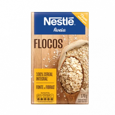 AVEIA EM FLOCOS NESTLÉ 100% INTEGRAL 170 GRAMAS