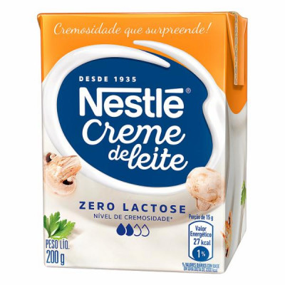 CREME DE LEITE NESTLÉ ZERO LACTOSE 200 G