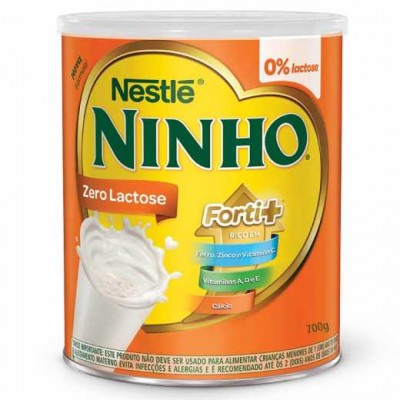 COMPOSTO LÁCTEO NINHO FORTI+ ZERO LACTOSE 700 G