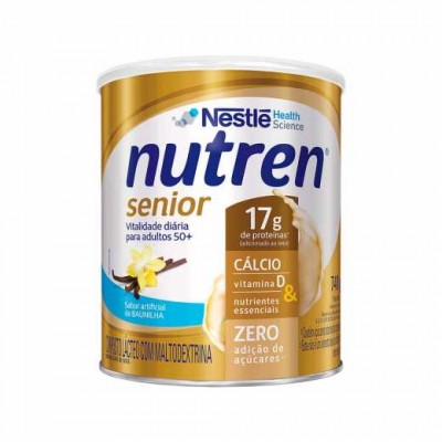 NUTREN SENIOR BAUNILHA 740G