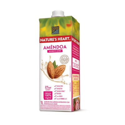BEBIDA NATURE'S HEART AMÊNDOA 1L