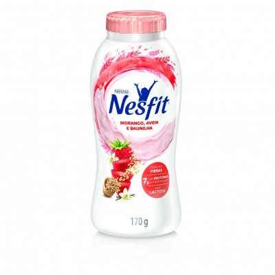 IOGURTE NESTLÉ NESFIT MORANGO, AVEIA E BAUNILHA 170G