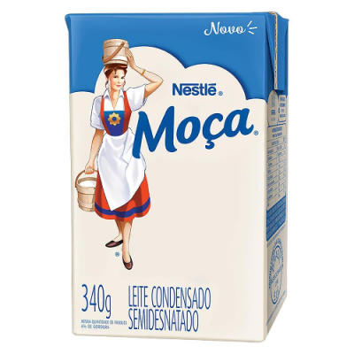 LEITE CONDENSADO MOÇA SEMIDESNATADO 340 GRAMAS