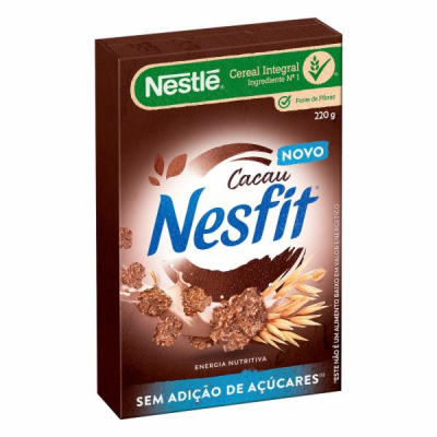 CEREAL NESTLÉ NESFIT CACAU S/ ADIÇÃO DE AÇÚCARES 220 G