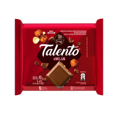 CHOCOLATE TALENTO AVELÃ 90G