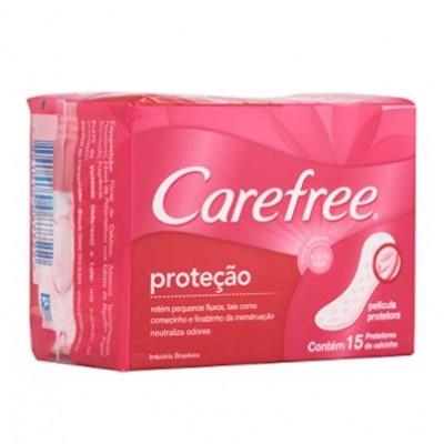 ABSORVENTE CAREFREE ORIGINAL COM 15 UNIDADES