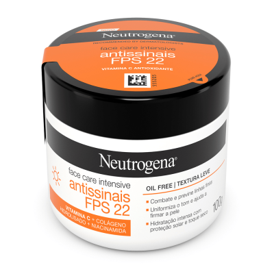 NEUTROGENA FACE CARE ANTISSINAIS FPS22 ANTI-IDADE 100G