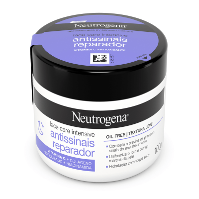 CREME FACIAL NEUTROGENA FACE CARE INTENSIVE ANTISSINAIS REPARADOR COM 100G