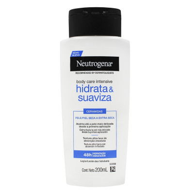 LOÇÃO HIDRATANTE NEUTROGENA HIDRATA E SUAVIZA CERAMIDAS 200 ML