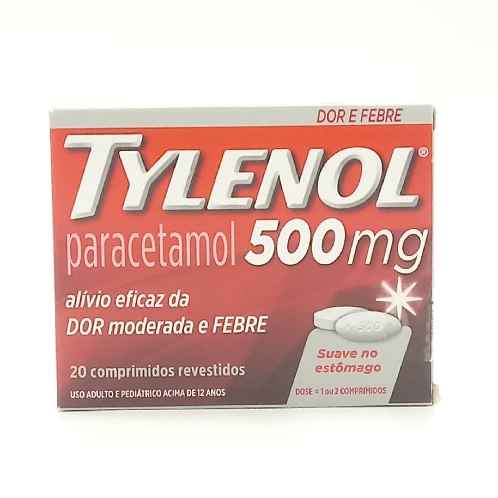 TYLENOL 500MG JANSSEN 20 COMPRIMIDOS