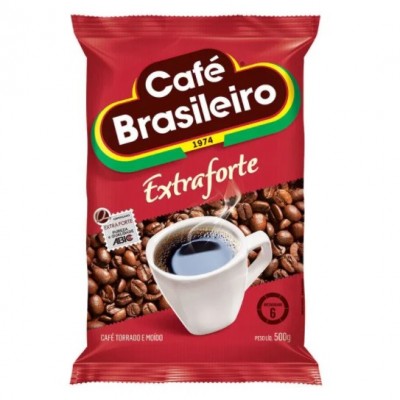 CAFÉ BRASILEIRO EXTRA FORTE 500 GRAMAS