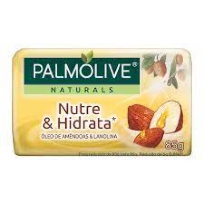 SABONETE PALMOLIVE ÓLEO DE AMENDOAS & LANOLINA 85G