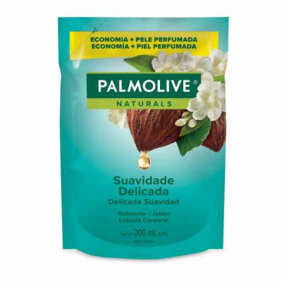 REFIL SABONETE LÍQUIDO PALMOLIVE NATURALS SUAVIDADE DELICADA COM 200ML