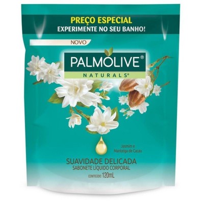 SABONETE LÍQUIDO PALMOLIVE SUAVIDADE DELICADA REFIL 120ML