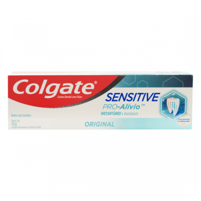 CREME DENTAL COLGATE SENSITIVE PRÓ ALÍVIO ORIGINAL 110 GRAMAS