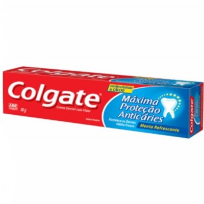 CREME DENTAL COLGATE MÁXIMA PROTEÇÃO ANTICÁRIES 90 G