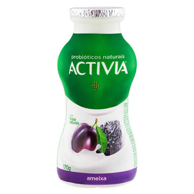 LEITE FERMENTADO DANONE ACTIVIA AMEIXA 170G