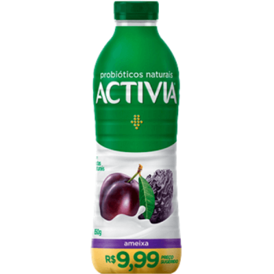 LEITE FERMENTADO DANONE ACTIVIA AMEIXA 850G