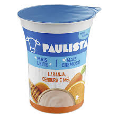 IOGURTE PAULISTA NATURAL LARANJA, CENOURA E MEL 150G