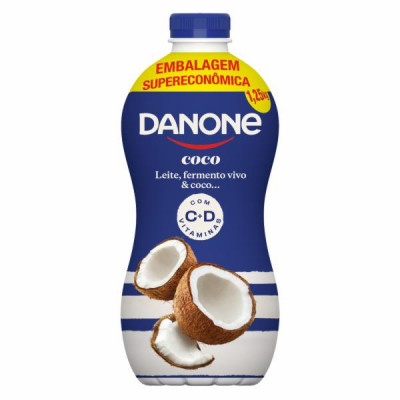 IOGURTE DANONE COCO EMBALAGEM SUPER ECONÔMICA 1,250 KG