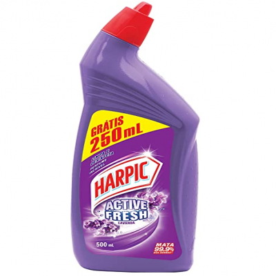 DESINFETANTE SANITÁRIO HARPIC ACITIVE FRESH LAVANDA 750ML