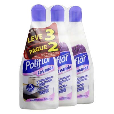 LUSTRA MÓVEIS POLIFLOR LAVANDA LEVE 3 PAGUE 2