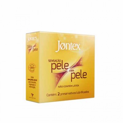 PRESERVATIVO JONTEX SENSAÇÃO PELE C/ PELE 2 UNIDADES