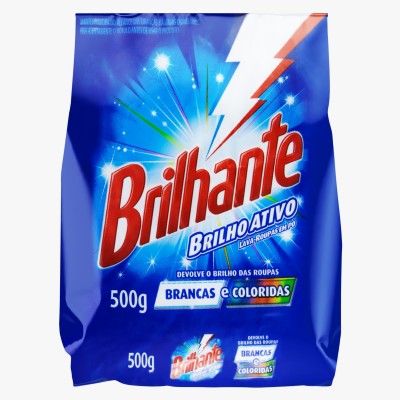 SABÃO EM PÓ BRILHANTE TRADICIONAL 500G