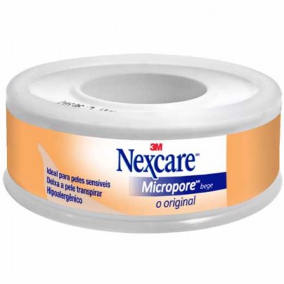 FITA MICROPORE NEXCARE BEGE 12MMX4,5M