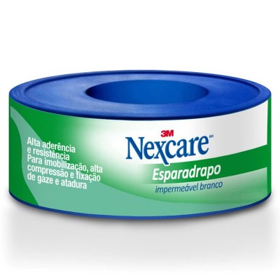 ESPARADRAPO IMPERMEÁVEL NEXCARE BRANCO 12MMX3M