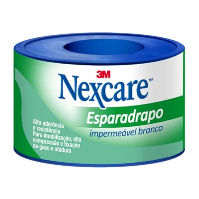 ESPARADRAPO IMPERMEÁVEL NEXCARE BRANCO 25MMX3M