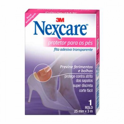 PROTETOR PARA OS PÉS NEXCARE 1 ROLO 25MMX3M