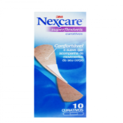 CURATIVO NEXCARE SUPERFLEXÍVEIS 10 UNIDADES