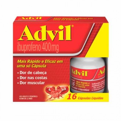 ADVIL EXTRA 400MG 16 CÁPSULAS