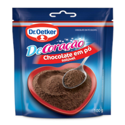 CHOCOLATE DR. OETKER EM PÓ SOLÚVEL 100 G