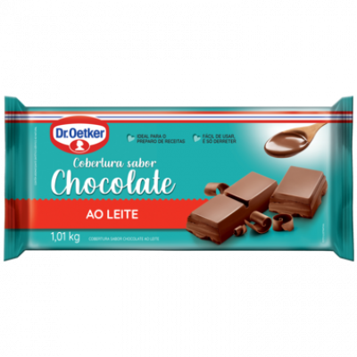 CHOCOLATE DR. OETKER COBERTURA AO LEITE 1,01 KG