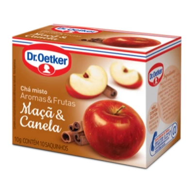 CHÁ DR. OETKER MAÇÃ E CANELA 10G