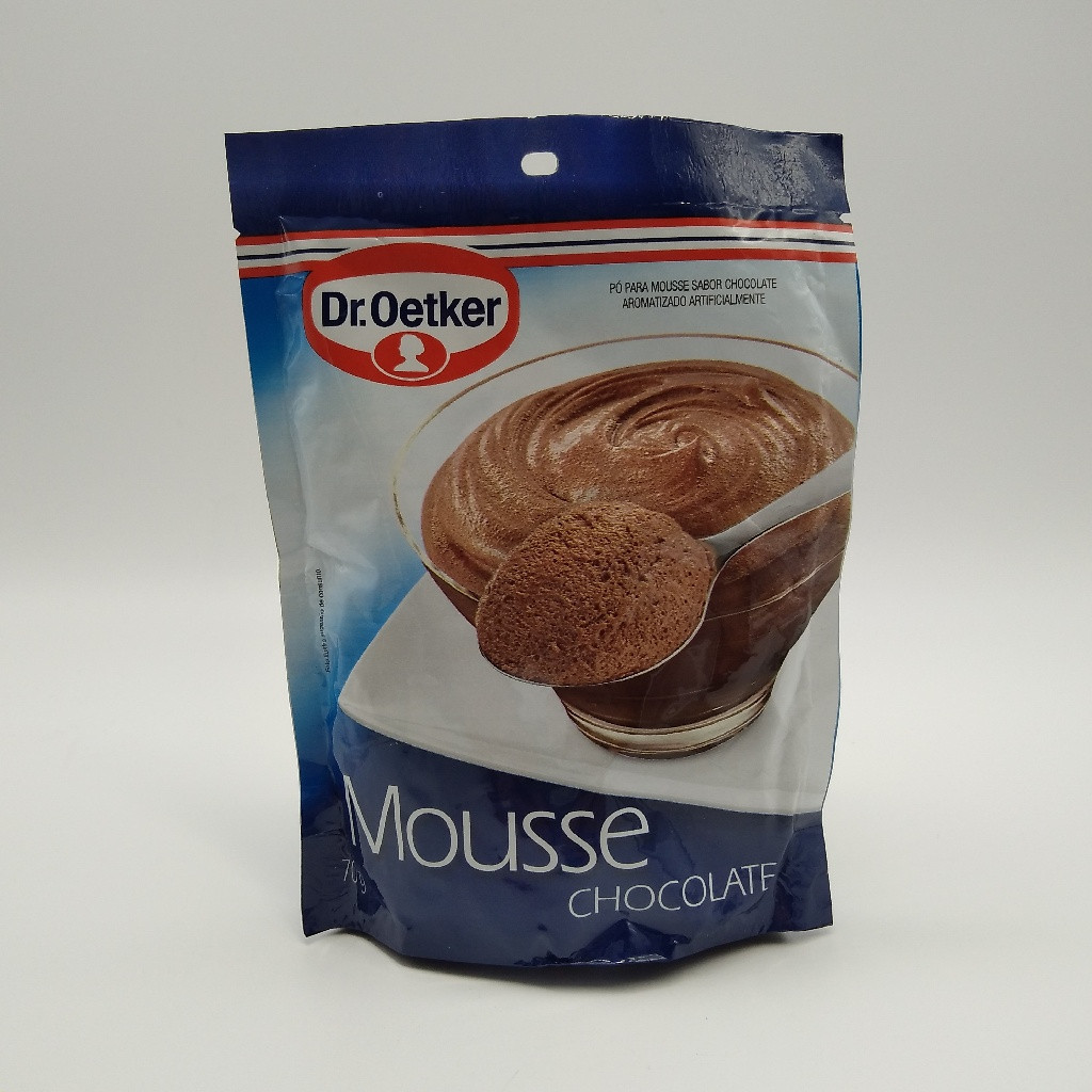 PÓ PARA MOUSSE SABOR CHOCOLATE DR OETKER 70 GRAMAS