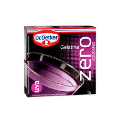 GELATINA DR. OETKER ZERO UVA 12 G