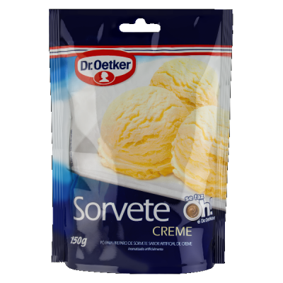 SORVETE EM PÓ DR. OETKER CREME 150G