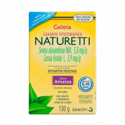 NATURETTI GELÉIA SABOR AMEIXA SANOFI 130 GRAMAS