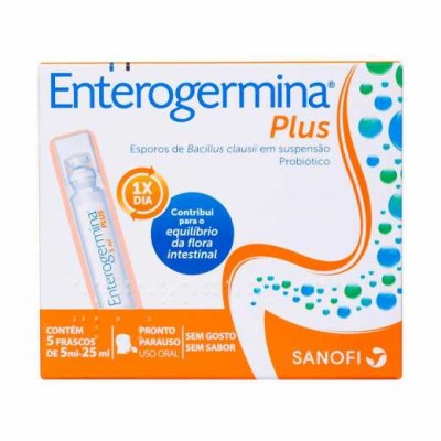 ENTEROGERMINA PLUS 5ML 5 FRASCOS  SANOFI