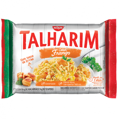 MACARRÃO INSTANTÂNEO NISSIN TALHARIM FRANGO 99G