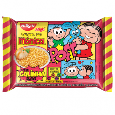 MACARRÃO INSTANTÂNEO NISSIN LAMEN SABOR GALINHA SUAVE 85 GRAMAS