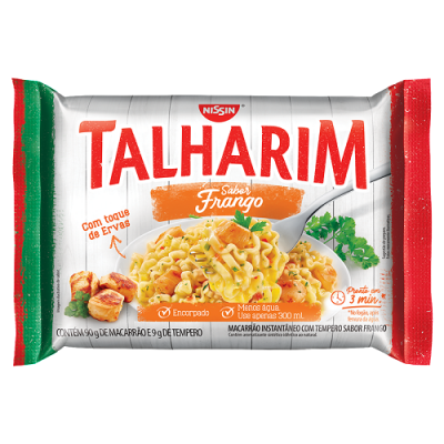 MACARRÃO INSTANTÂNEO NISSIN TALHARIM FRANGO 99G