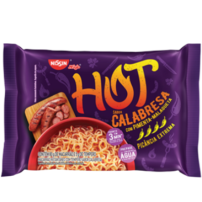 MACARRÃO INSTANTÂNEO NISSIN LAMEN HOT CALABRESA 85G