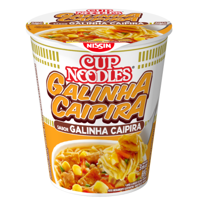 MACARRÃO CUP NOODLES GALINHA CAIPIRA 69 GRAMAS