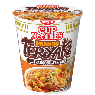 MACARRÃO CUP NOODLES FRANGO TERIYAK 72 GRAMAS