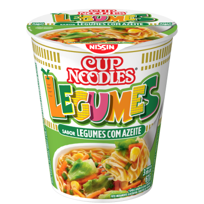 MACARRÃO CUP NOODLES LEGUMES COM AZEITONA 72G